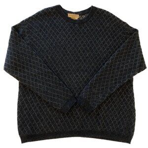 Vintage Tricots St. Raphael Collection Geometric Wool Blend Sweater Size XL